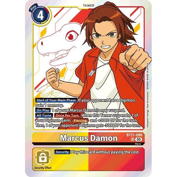 Image for Marcus Damon (BT21-086 SR) (BT21) - Digimon Card Game