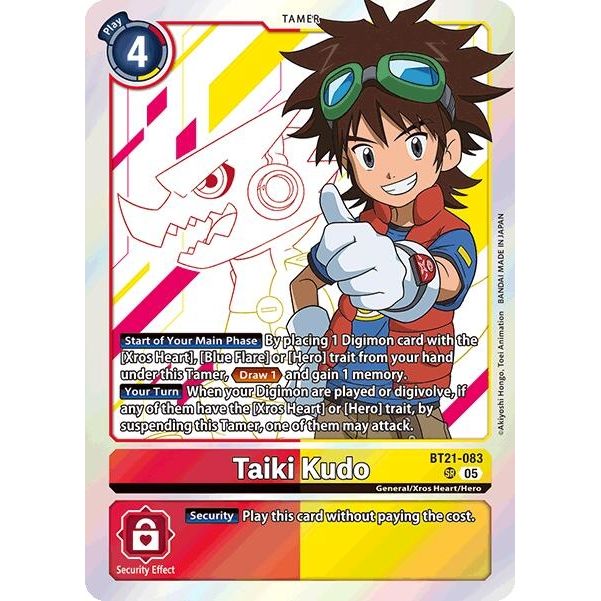 Image for Taiki Kudo (BT21-083 SR) (BT21) - Digimon Card Game