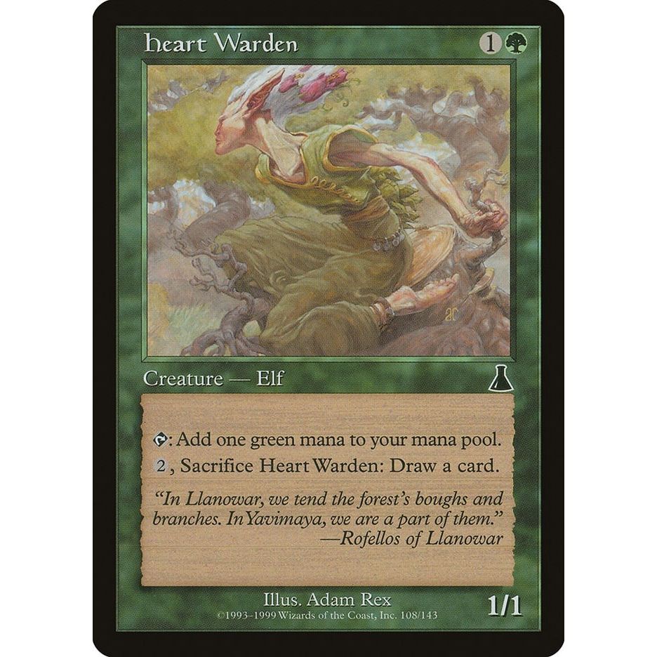 Image for Heart Warden (108) (UDS) - Magic: The Gathering