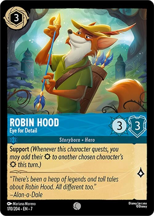 Image for Robin Hood - Eye for Detail (170/204) (7) - Disney Lorcana