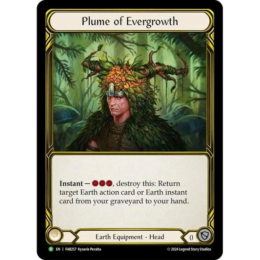 Image for Plume of Evergrowth - FAB257 (FAB257) (PR) - Flesh and Blood TCG