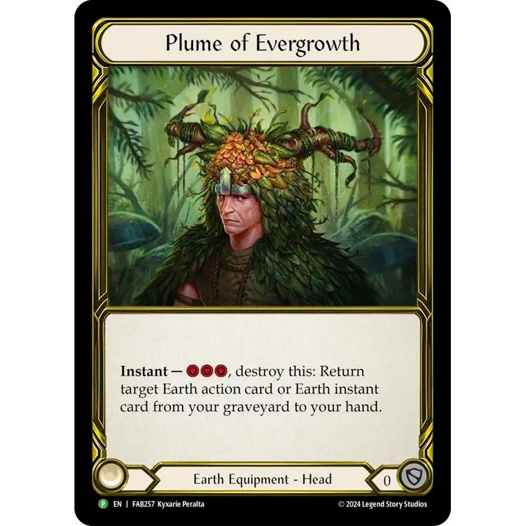 Image for Plume of Evergrowth - FAB257 (FAB257) (PR) - Flesh and Blood TCG