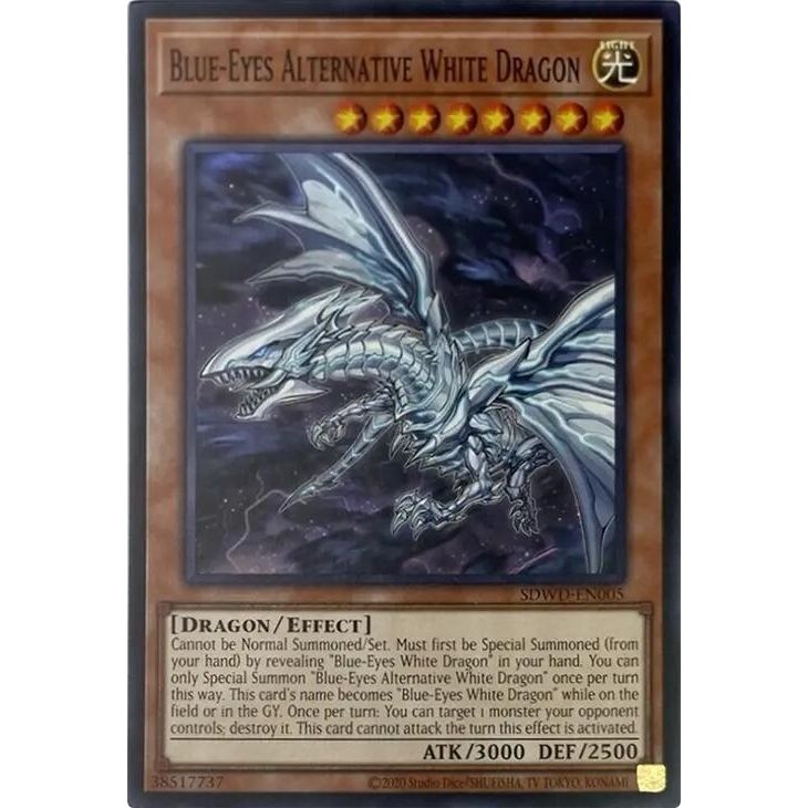 Image for Blue-Eyes Alternative White Dragon (Unlimited Misprint) (SDWD-EN005) (SDWD) - YuGiOh