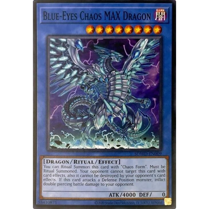 Image for Blue-Eyes Chaos MAX Dragon (Unlimited Misprint) (SDWD-EN009) (SDWD) - YuGiOh