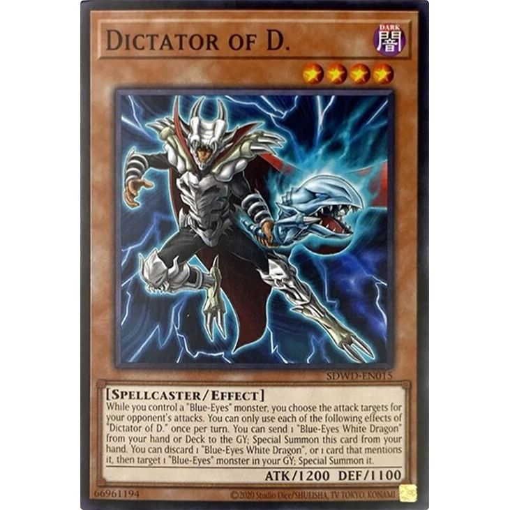 Image for Dictator of D. (Unlimited Misprint) (SDWD-EN015) (SDWD) - YuGiOh