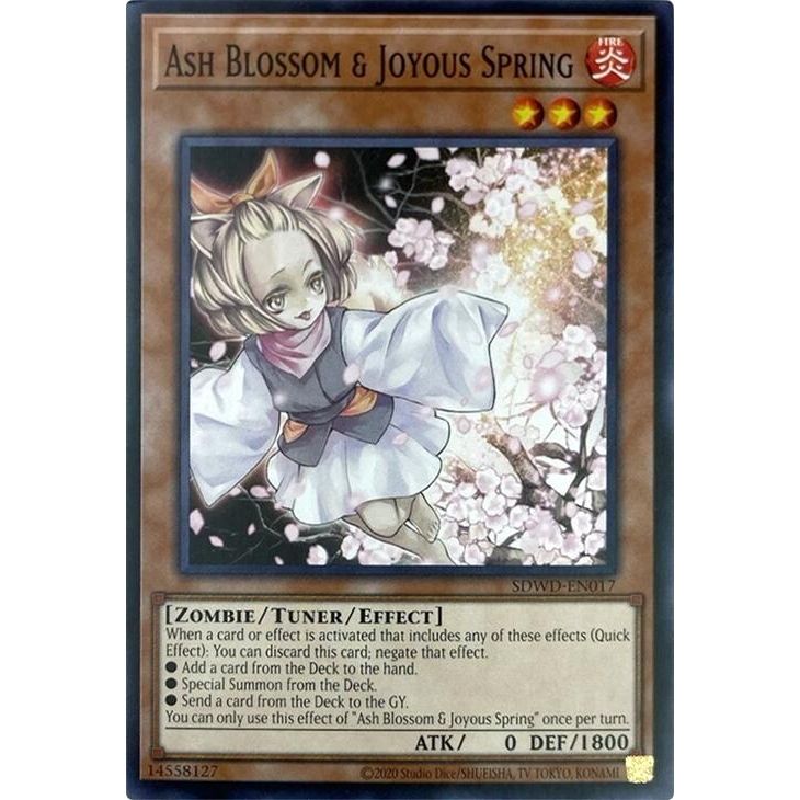 Image for Ash Blossom & Joyous Spring (Unlimited Misprint) (SDWD-EN017) (SDWD) - YuGiOh
