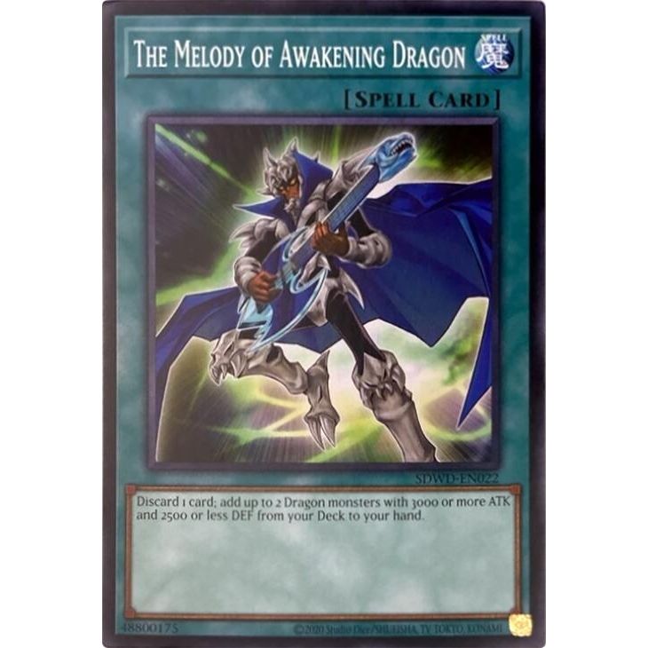 Image for The Melody of Awakening Dragon (Unlimited Misprint) (SDWD-EN022) (SDWD) - YuGiOh