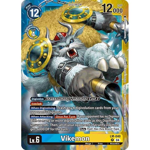Image for Vikemon (Limited Card Pack) (LM-040 P) (BT21) - Digimon Card Game