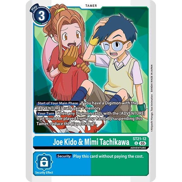 Image for Joe Kido & Mimi Tachikawa (ST21-12 U) (ST-21) - Digimon Card Game