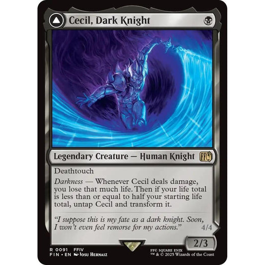 Image for Cecil, Dark Knight (91) (FIN) - Magic: The Gathering