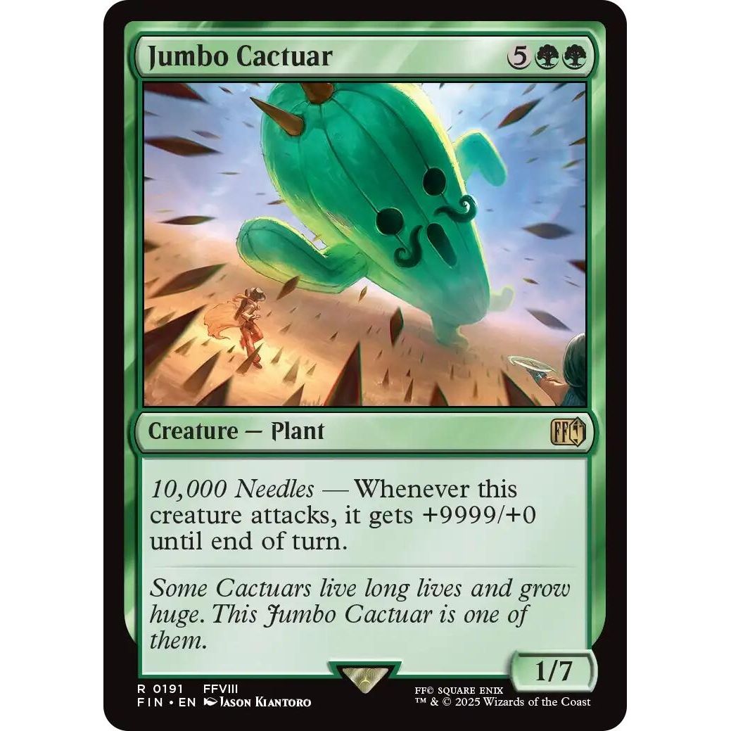 Image for Jumbo Cactuar (191) (FIN) - Magic: The Gathering