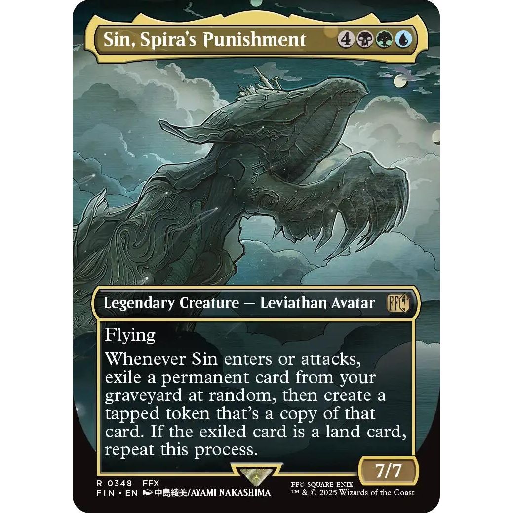 Image for Sin, Spira's Punishment (Borderless) (348) (FIN) - Magic: The Gathering