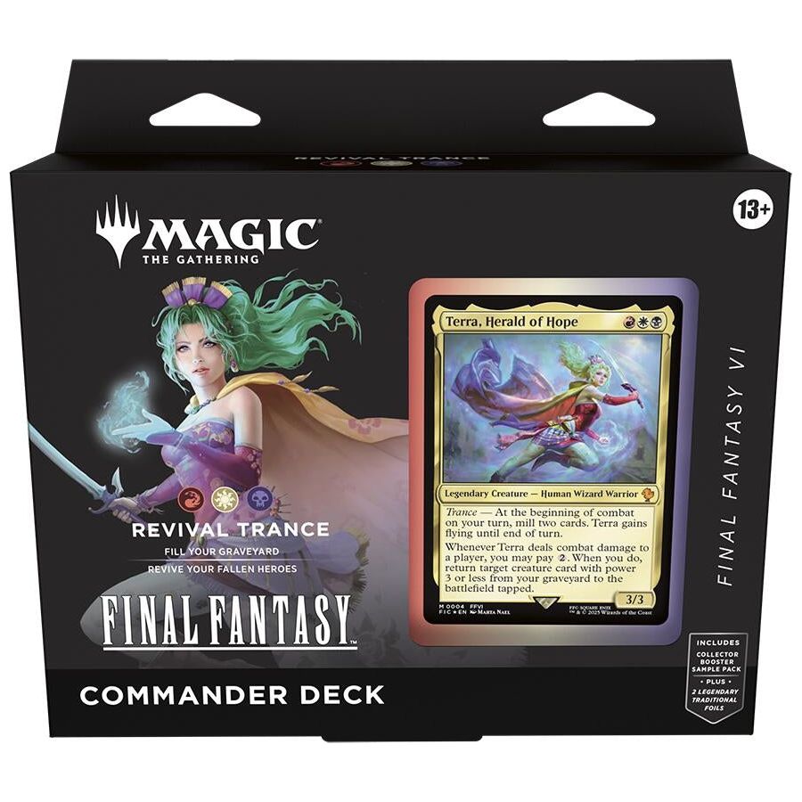 Image for FINAL FANTASY Commander Deck - FINAL FANTASY VI Revival Trance - Magic: The Gathering