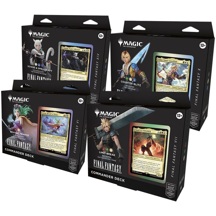 Image for FINAL FANTASY Commander Deck Display - Magic: The Gathering