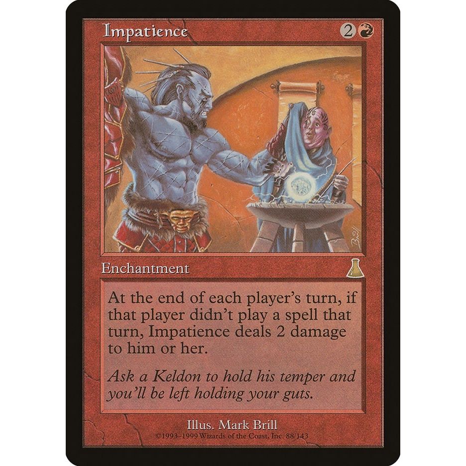 Image for Impatience (88) (UDS) - Magic: The Gathering
