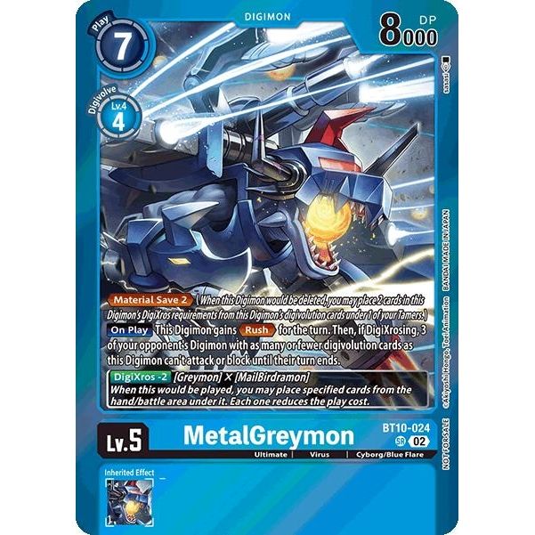 Image for MetalGreymon (Special Event Pack 2025) (BT10-024 SR) (BT10) - Digimon Card Game