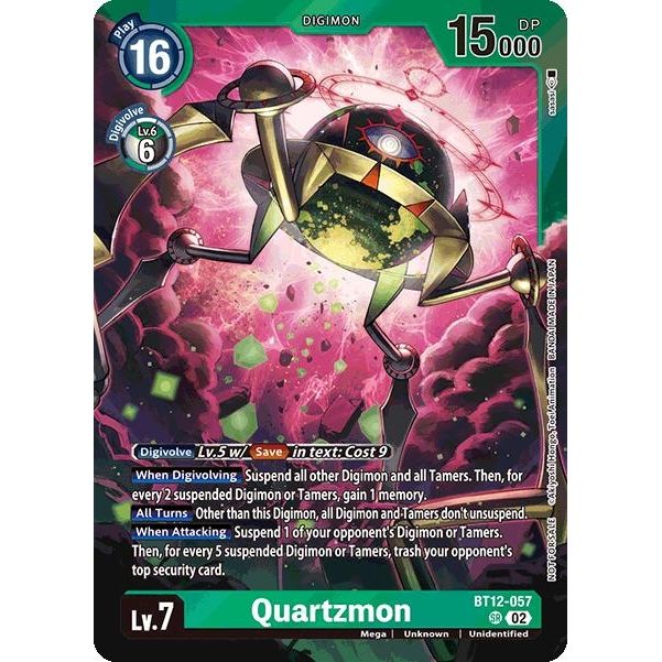 Image for Quartzmon (Special Event Pack 2025) (BT12-057 SR) (BT12) - Digimon Card Game