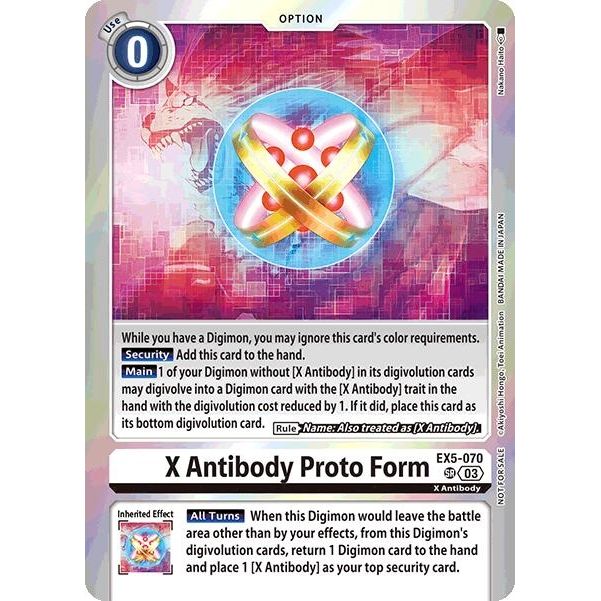 Image for X Antibody Proto Form (Special Event Pack 2025) (EX5-070 SR) (EX05) - Digimon Card Game