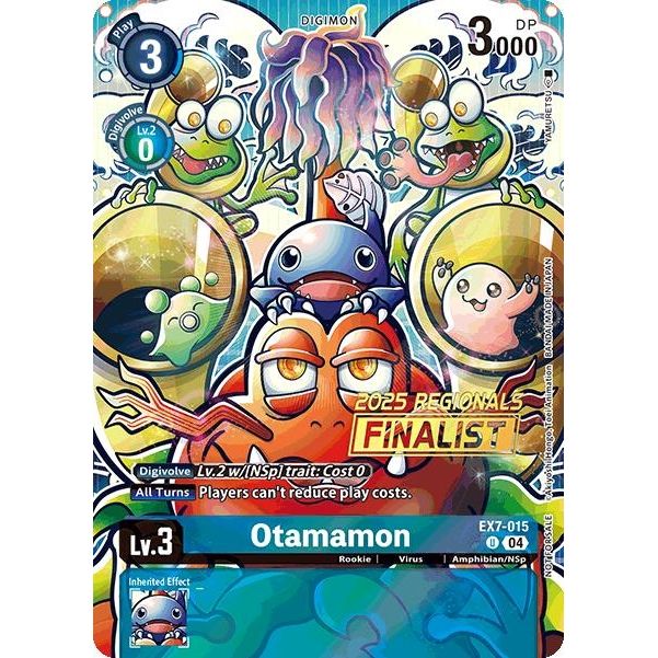 Image for Otamamon (2025 Regionals Finalist) (EX7-015 U) (EX07) - Digimon Card Game