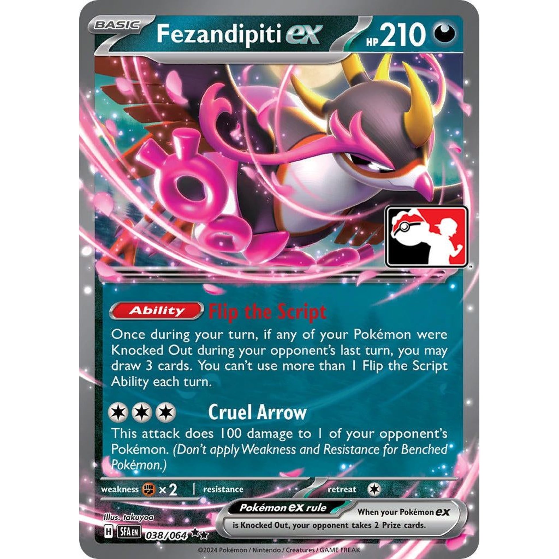 Image for Fezandipiti ex (038/064) - Pokemon