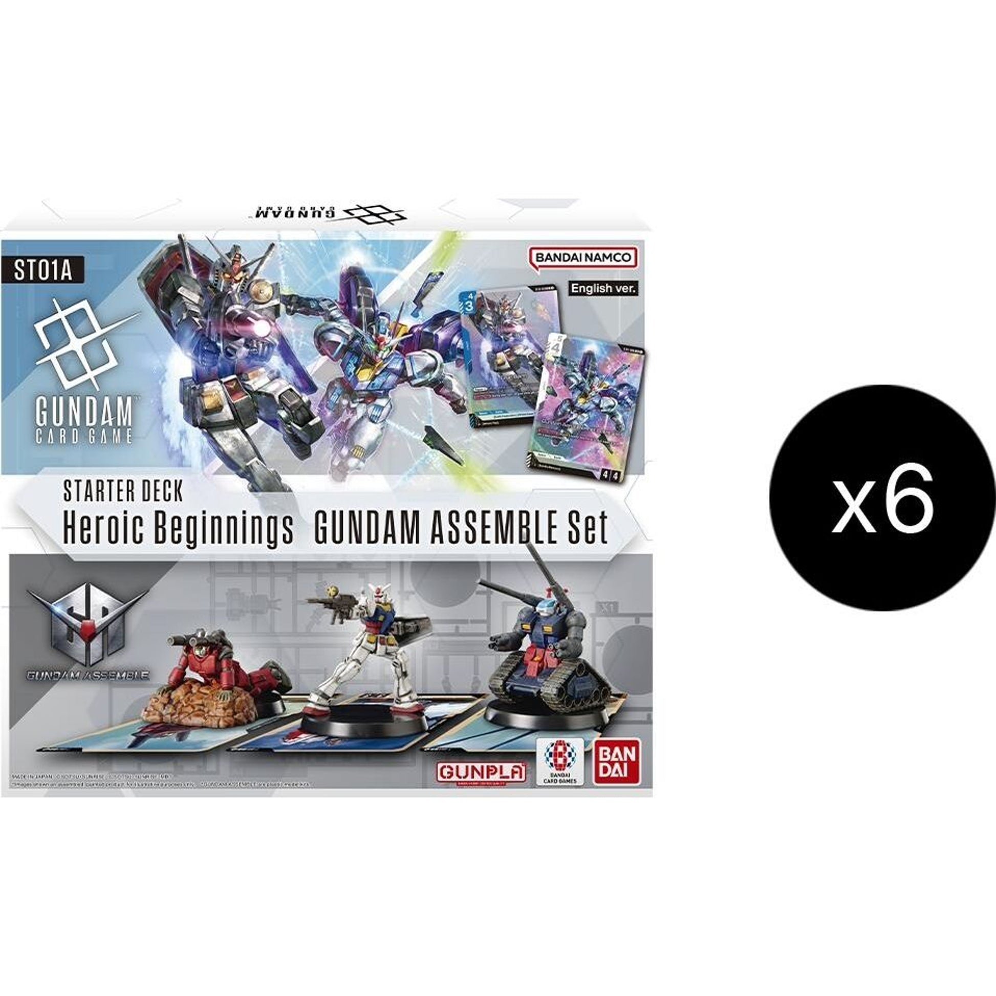 Image for Starter Deck 01: Heroic Beginnings - Gundam Assemble Starter Set Display - Gundam Card Game