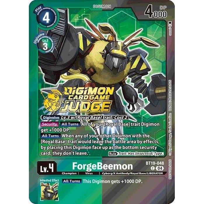 Image for ForgeBeemon (Judge Pack 2025 Wave 1) (BT19-048 C) (BT18-19) - Digimon Card Game