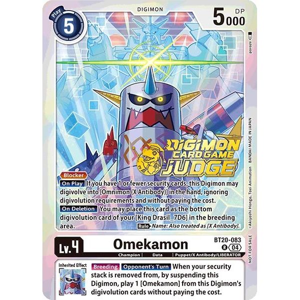 Image for Omekamon (Judge Pack 2025 Wave 1) (BT20-083 R) (BT19-20) - Digimon Card Game