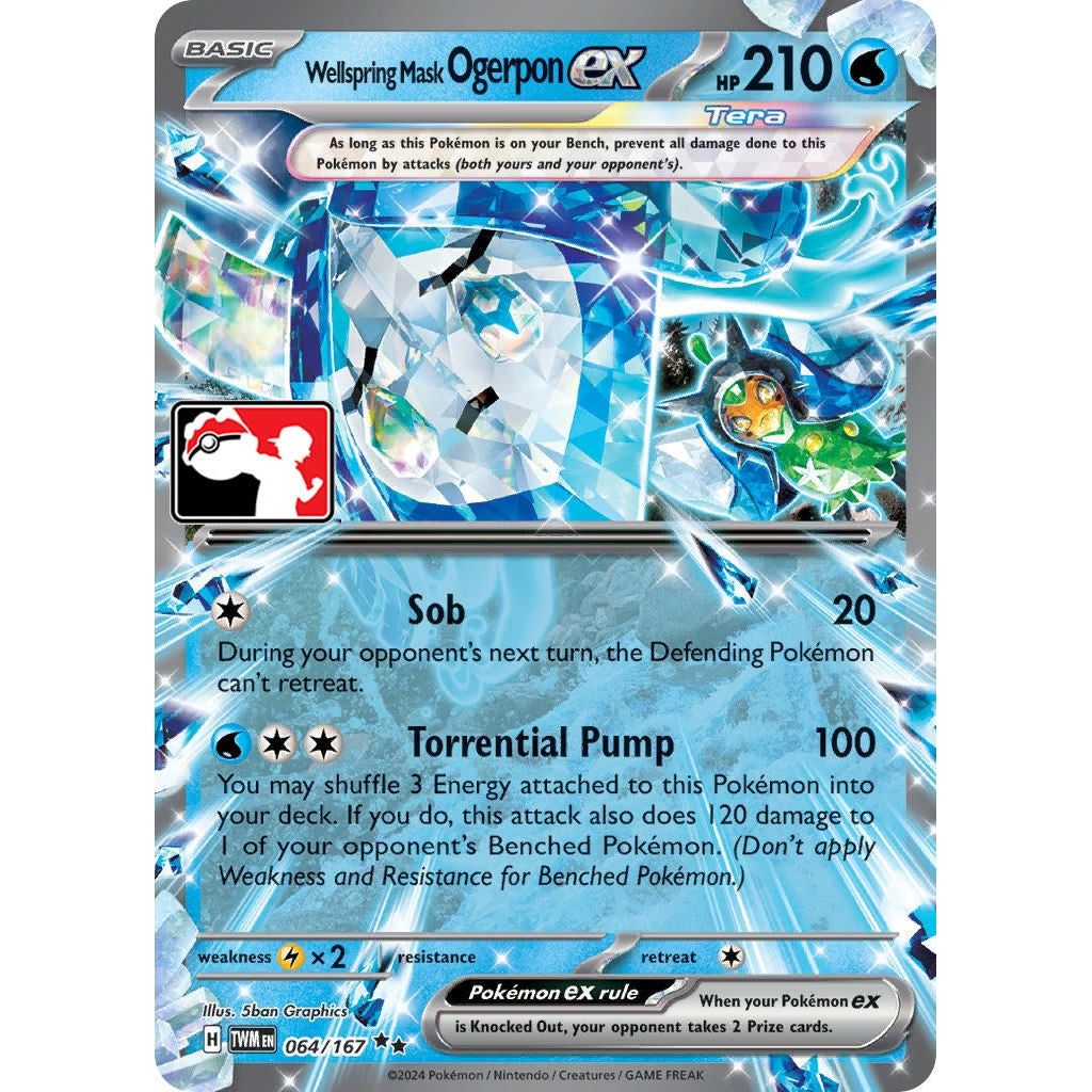 Image for Wellspring Mask Ogerpon ex (064/167) - Pokemon