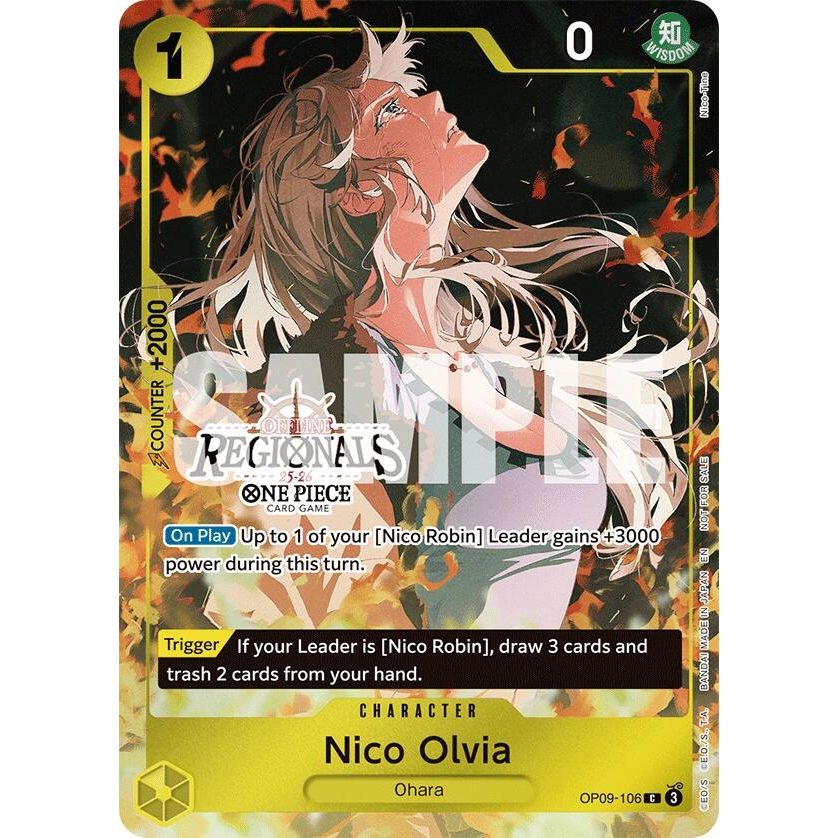 Image for Nico Olvia (Regional Participation Pack 2025 Vol.1) (OP09-106) (OP-PR) - One Piece Card Game