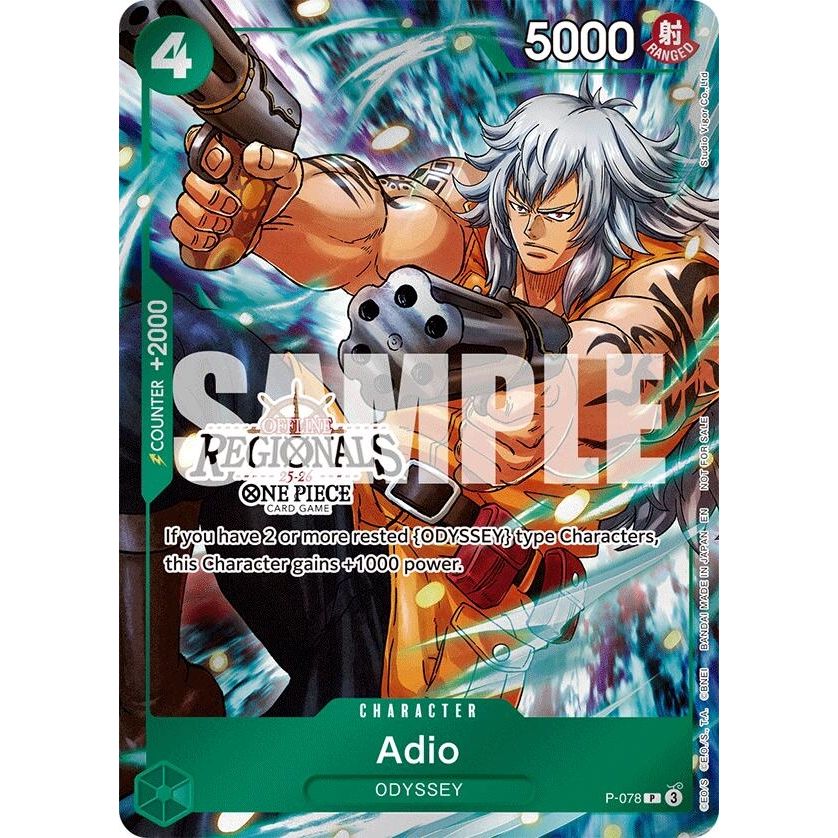 Image for Adio (Regional Participation Pack 2025 Vol.1) (P-078) (OP-PR) - One Piece Card Game