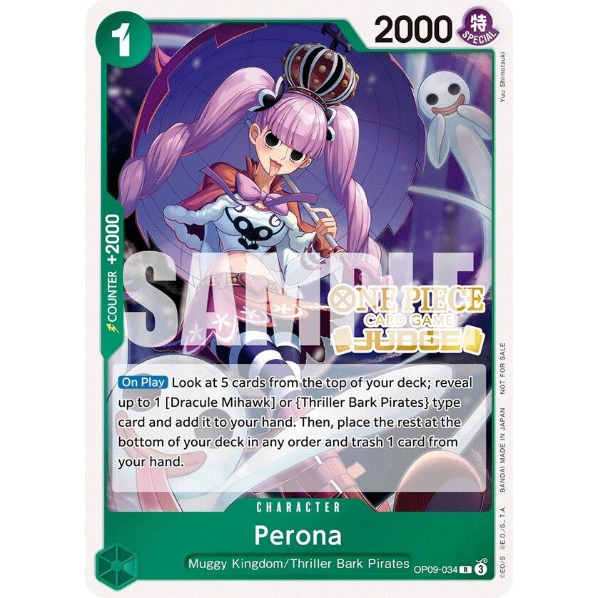 Image for Perona (Judge Pack Vol. 5) (OP09-034) (OP-PR) - One Piece Card Game
