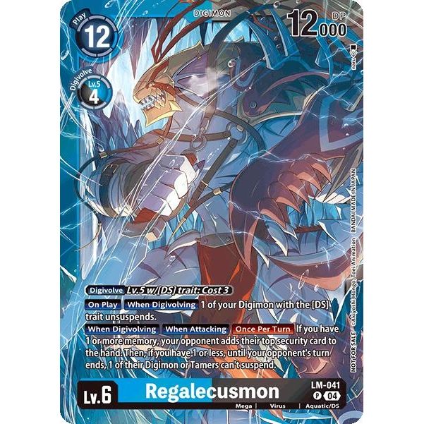 Image for Regalecusmon (Limited Card Pack) (LM-041 P) (BT21) - Digimon Card Game
