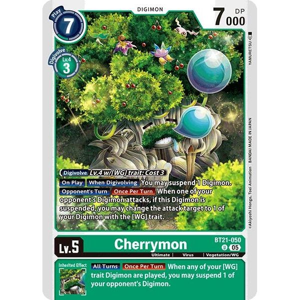 Image for Cherrymon (BT21-050 U) (BT21) - Digimon Card Game