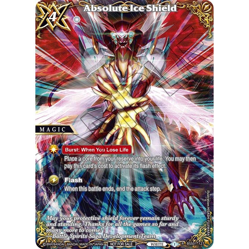 Image for Absolute Ice Shield (BSS01-127) (BSSP) - Battle Spirits Saga