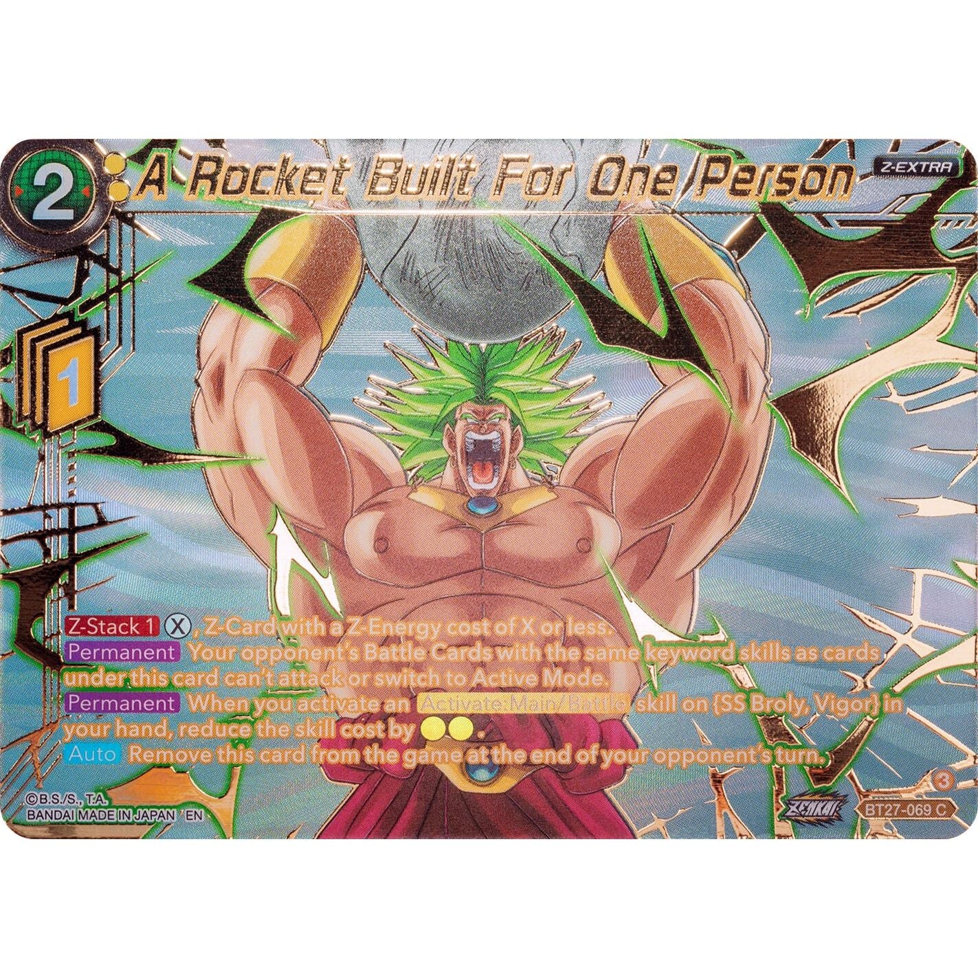 Image for A Rocket Built For One Person (Gold-Stamped) (BT27-069) (BT27) - Dragon Ball Super: Masters
