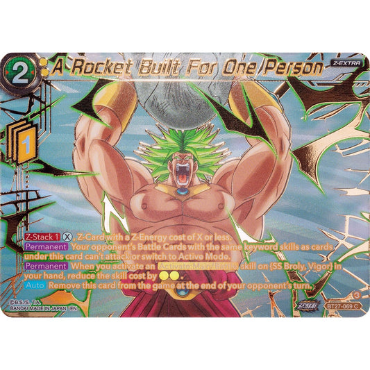 Image for A Rocket Built For One Person (Gold-Stamped) (BT27-069) (BT27) - Dragon Ball Super: Masters