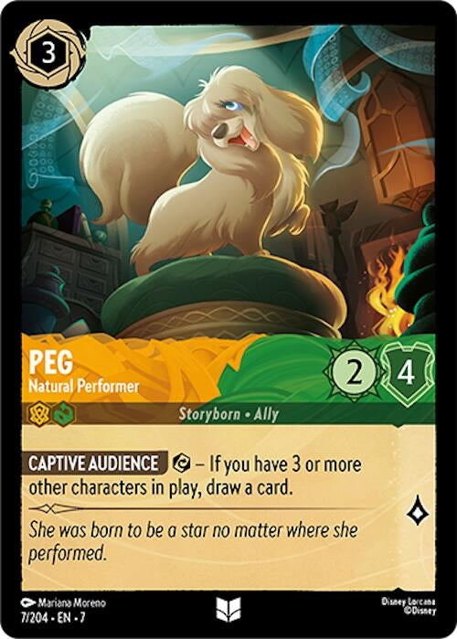 Image for Peg - Natural Performer (7/204) (7) - Disney Lorcana
