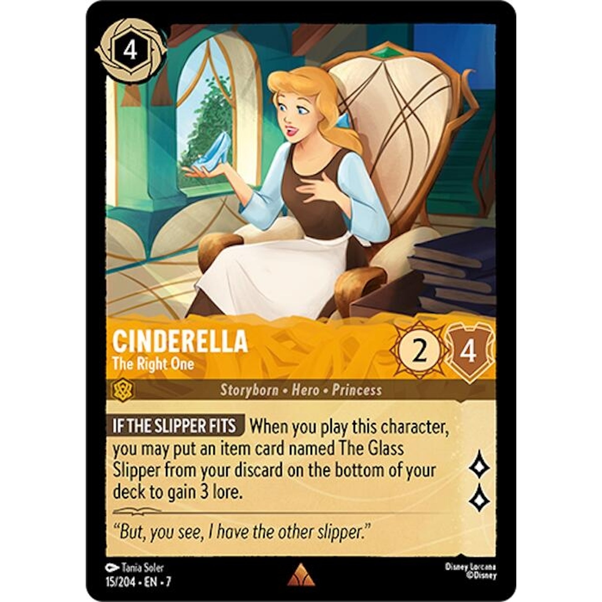 Image for Cinderella - The Right One (15/204) (7) - Disney Lorcana