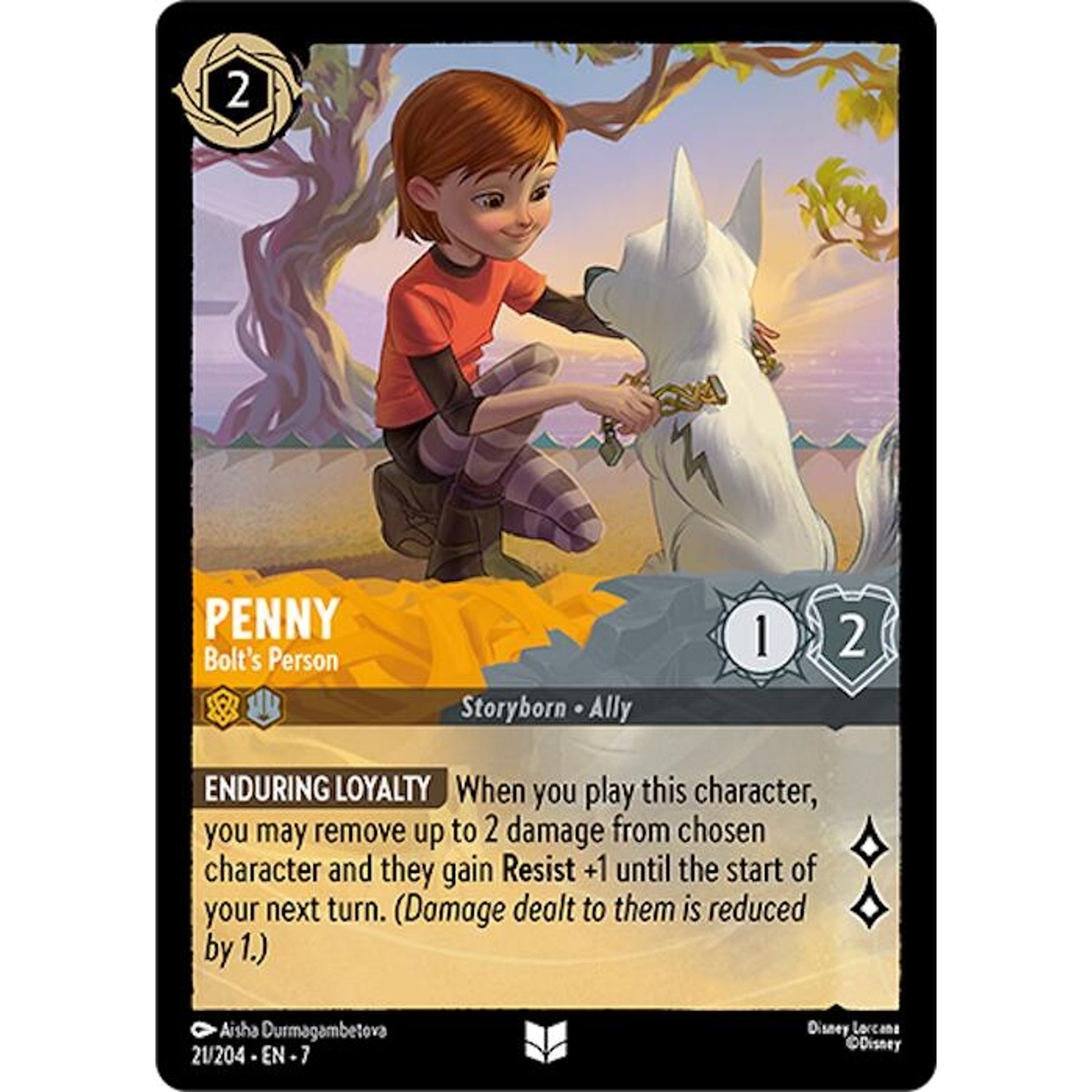 Image for Penny - Bolt's Person (21/204) (7) - Disney Lorcana