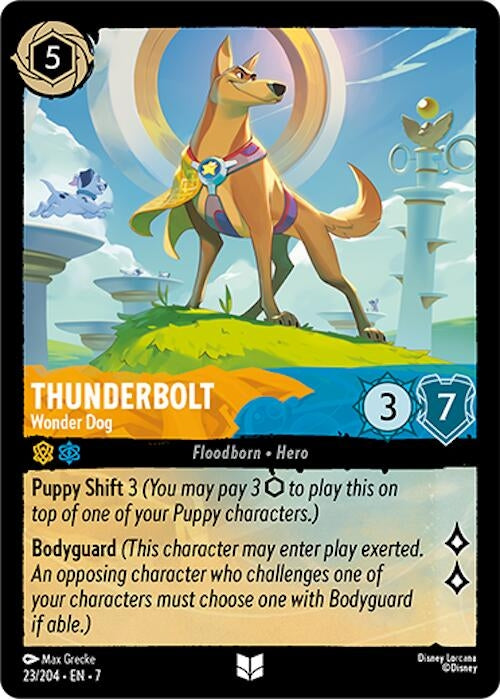 Image for Thunderbolt - Wonder Dog (23/204) (7) - Disney Lorcana