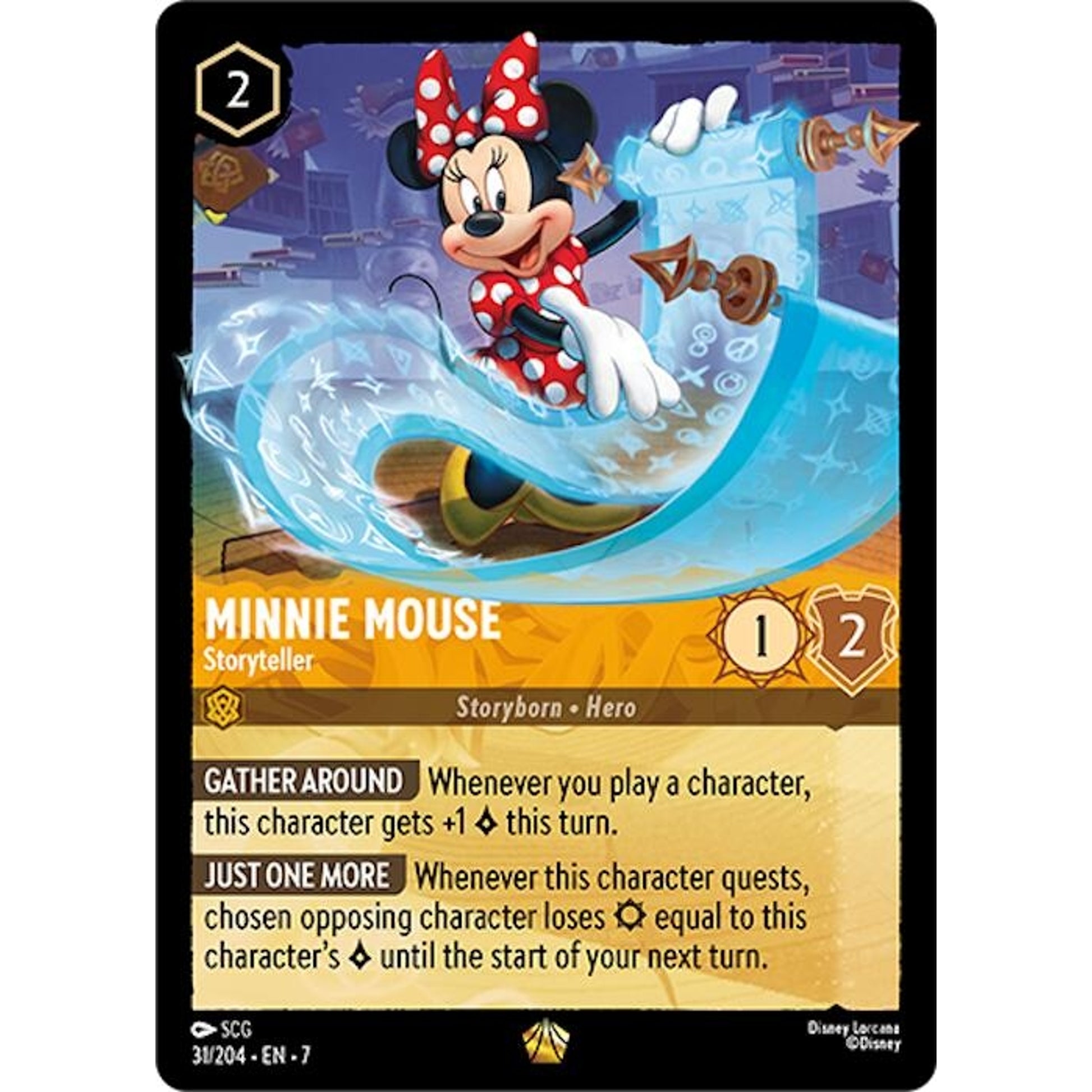 Image for Minnie Mouse - Storyteller (31/204) (7) - Disney Lorcana