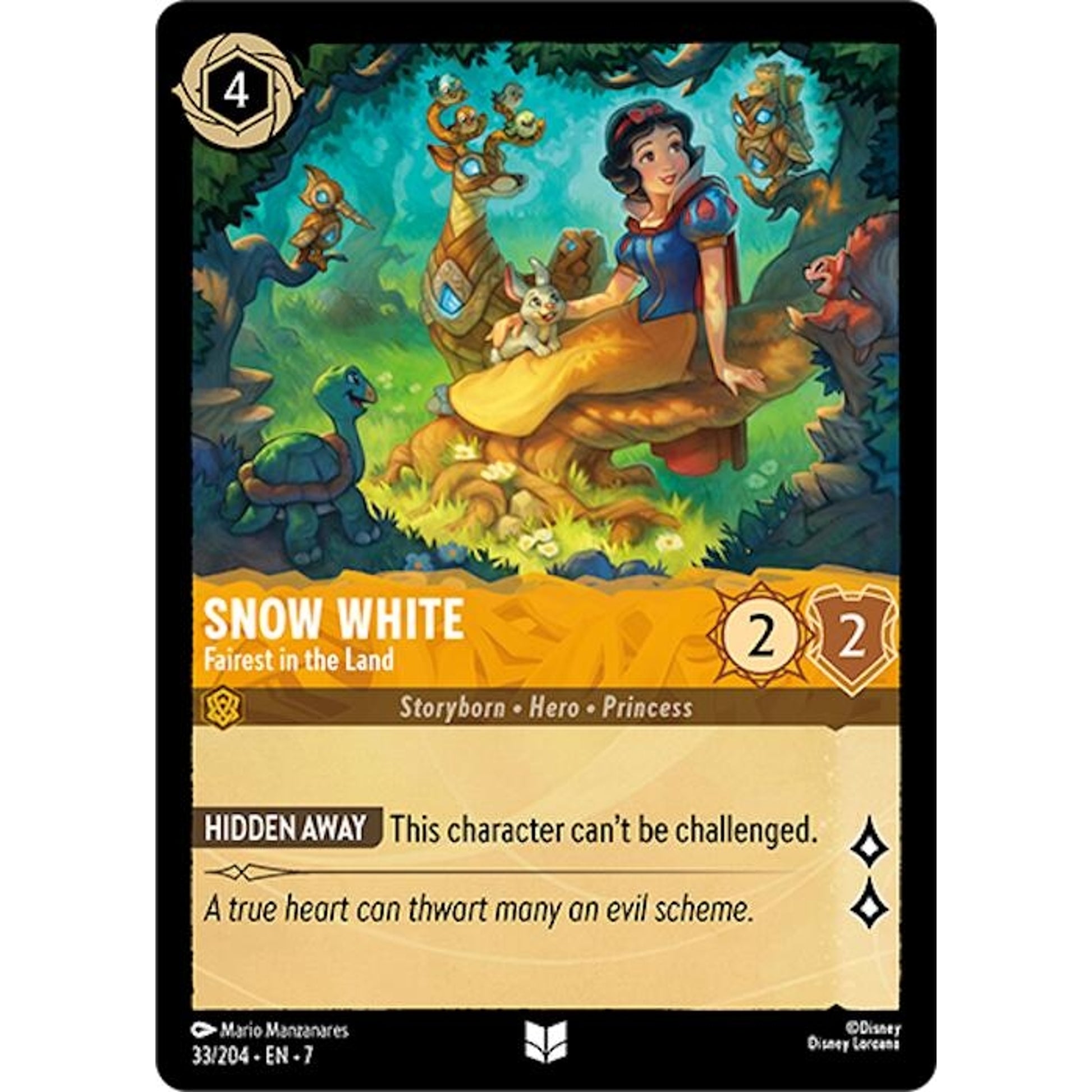 Image for Snow White - Fairest in the Land (33/204) (7) - Disney Lorcana