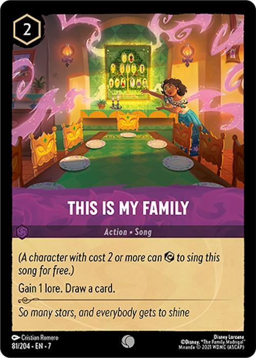 Image for This Is My Family (81/204) (7) - Disney Lorcana