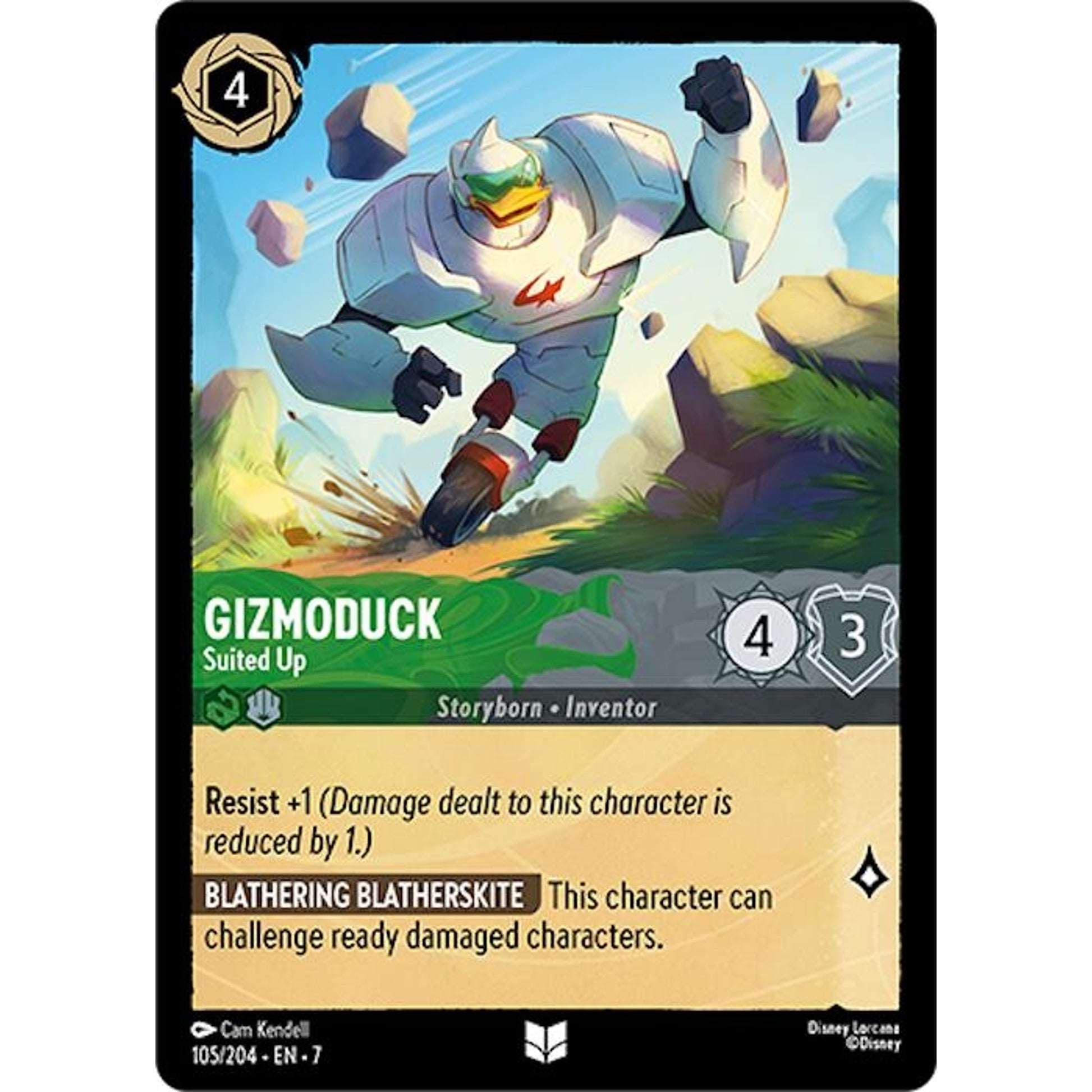 Image for Gizmoduck - Suited Up (105/204) (7) - Disney Lorcana