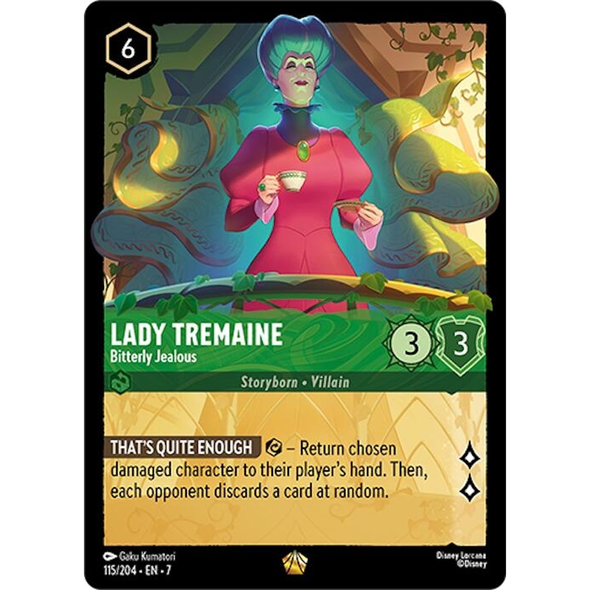 Image for Lady Tremaine - Bitterly Jealous (115/204) (7) - Disney Lorcana