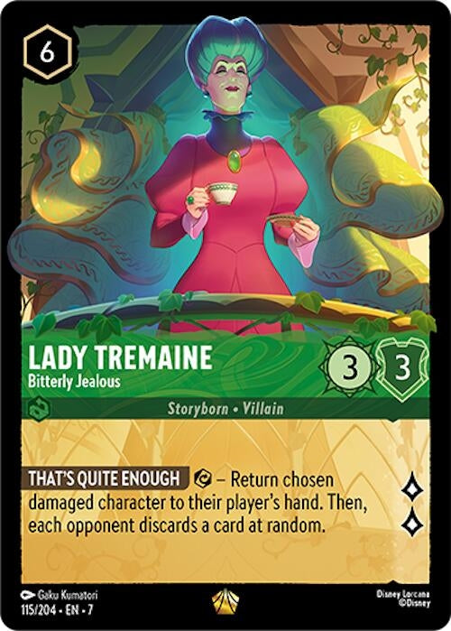 Image for Lady Tremaine - Bitterly Jealous (115/204) (7) - Disney Lorcana