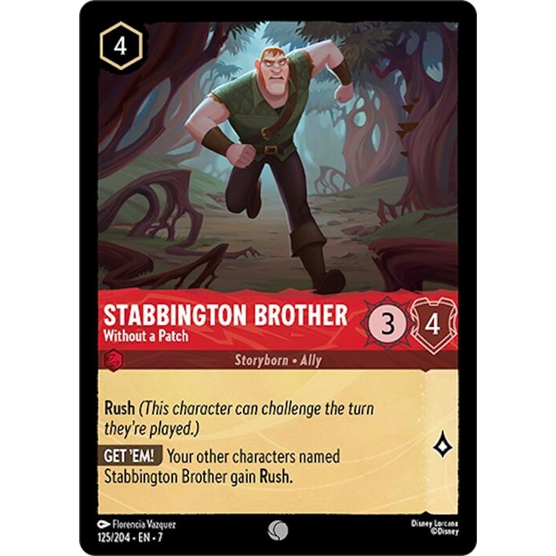 Image for Stabbington Brother - Without a Patch (125/204) (7) - Disney Lorcana