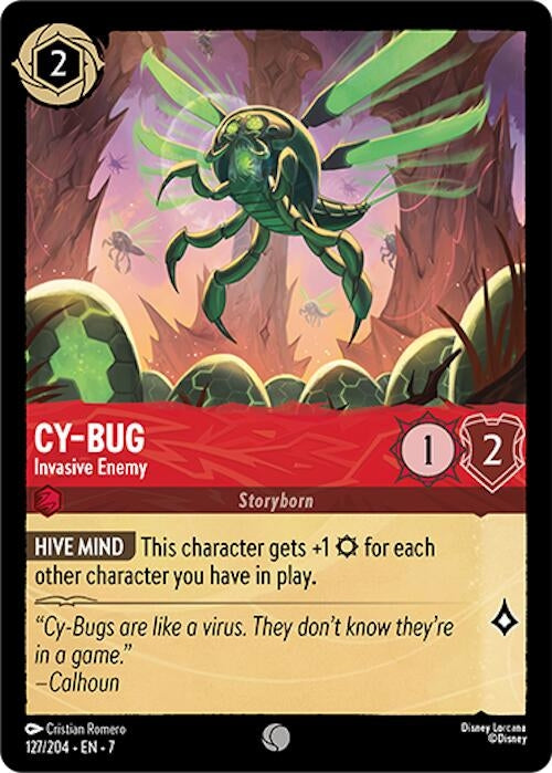 Image for Cy-Bug - Invasive Enemy (127/204) (7) - Disney Lorcana