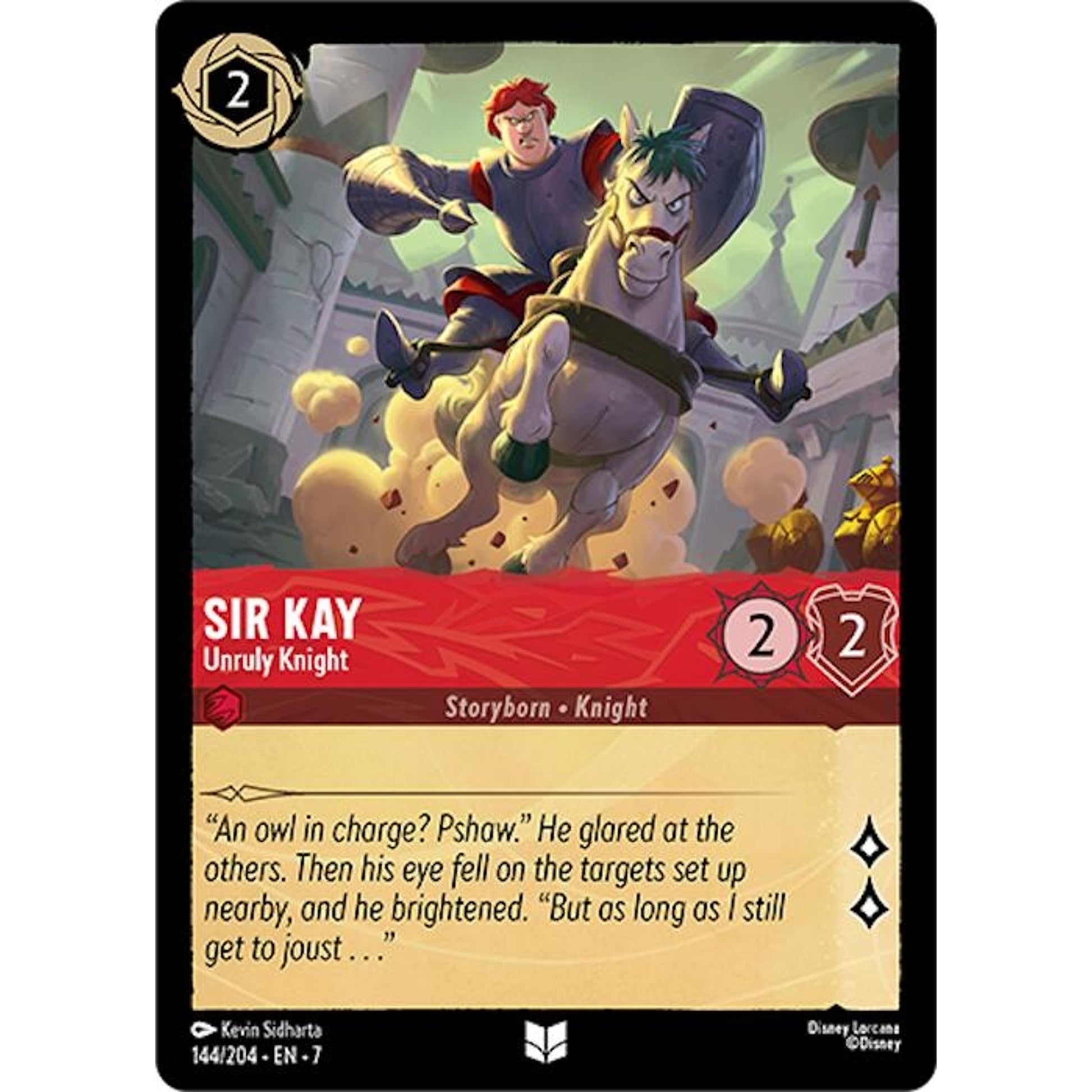 Image for Sir Kay - Unruly Knight (144/204) (7) - Disney Lorcana