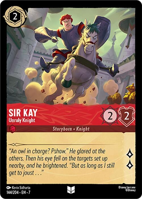 Image for Sir Kay - Unruly Knight (144/204) (7) - Disney Lorcana